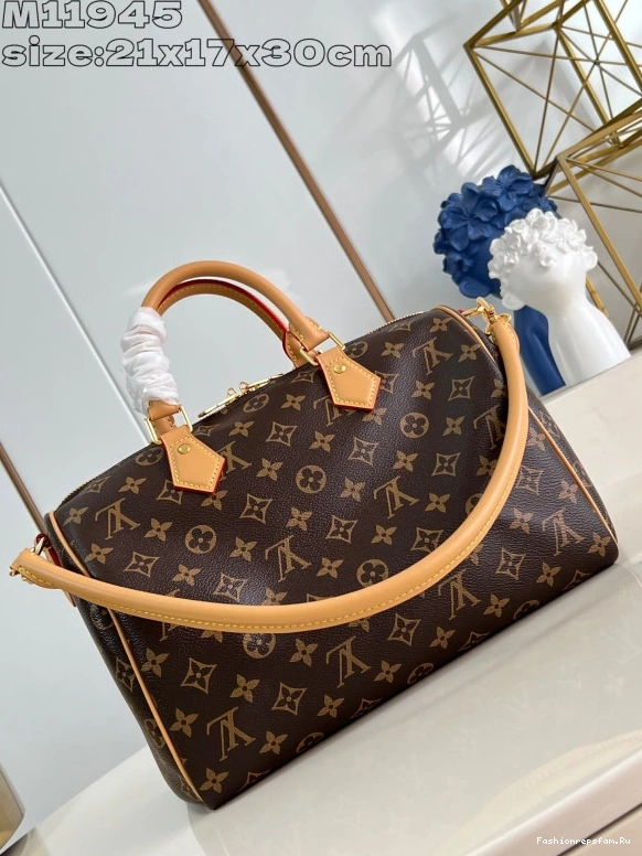 FS CHEAP Soft Louis Speedy 30 Crafty Vuitton 0710